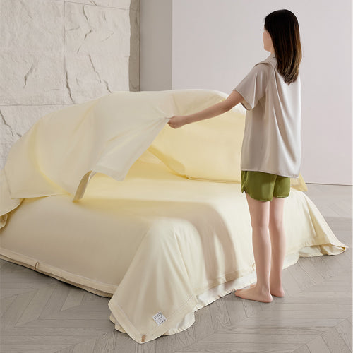 60秒易套系列-全棉贡缎-晕染云霞