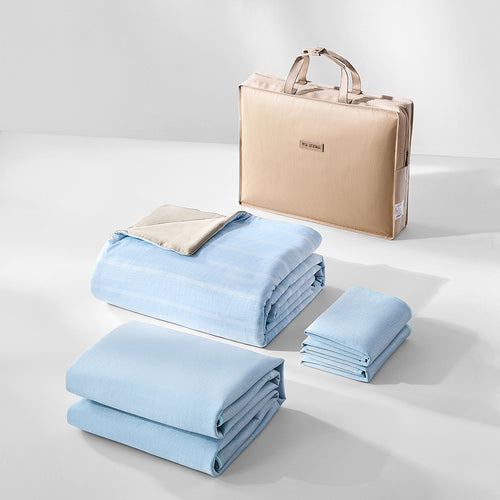  60秒易套系列-全棉贡缎-晕染云霞