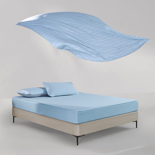  60秒易套系列-全棉贡缎-晕染云霞