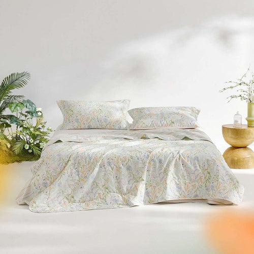 100% Cotton Antibacterial Fiber Washed Summer Quilt