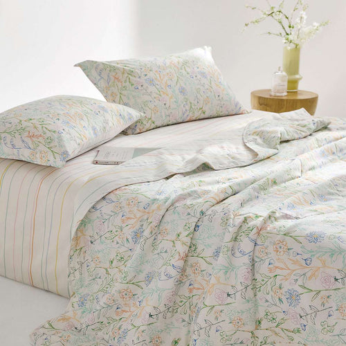 100% Cotton Antibacterial Fiber Washed Summer Quilt