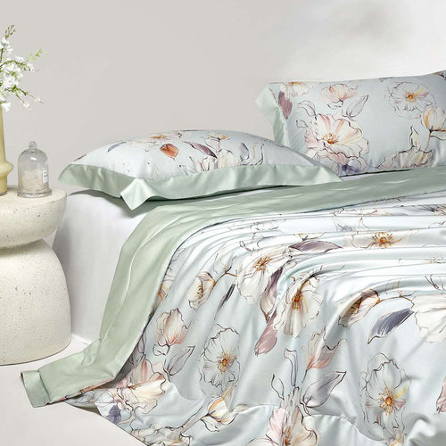 Silk·Lyocell Cotton & Silk Washed Summer Quilt