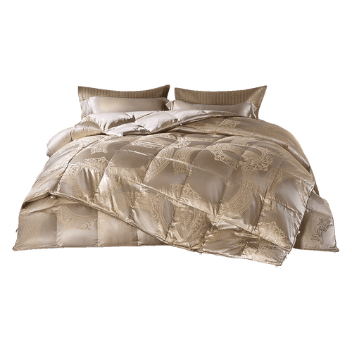 RoyalNest™ Polish-Imported 95% White Goose Down 2-in-1 Comforter