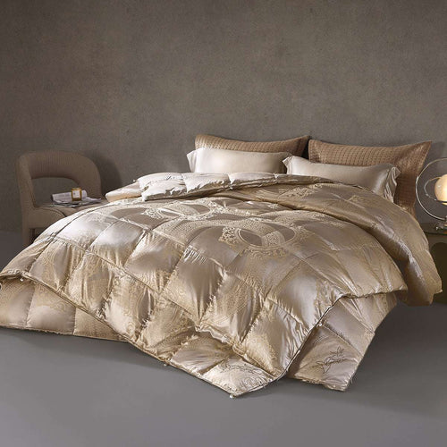 RoyalNest™ Polish-Imported 95% White Goose Down 2-in-1 Comforter