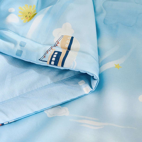 100% Mulberry Silk Summer Quilt - Machine Washable Comforter-Kids