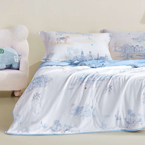 NakedFeel™ Knitted IceSkin Quilt  (Garden Bunny Edition)