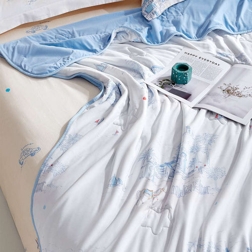 NakedFeel™ Knitted IceSkin Quilt  (Garden Bunny Edition)