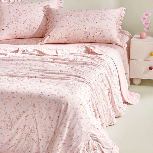 NakedFeel™ Knitted IceSkin Quilt  (Garden Bunny Edition)