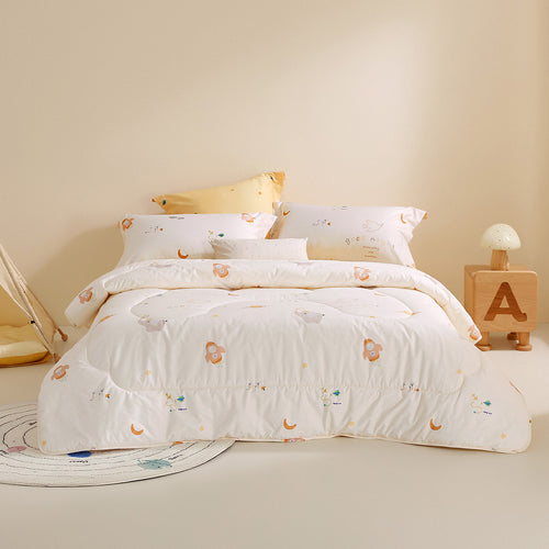 儿童趣味大豆蚕丝被