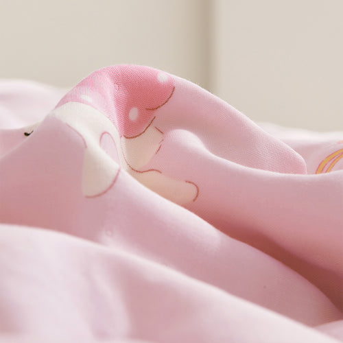 Cloud-Soft Antimicrobial Silk Summer Quilt (Bunny Princess)