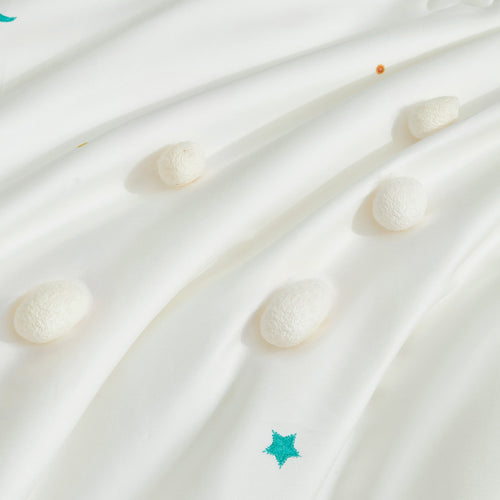 SleepGenius  100% Cotton & Mulberry Silk Dual-Comfort Quilt