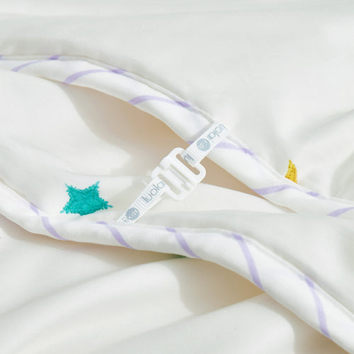 SleepGenius  100% Cotton & Mulberry Silk Dual-Comfort Quilt