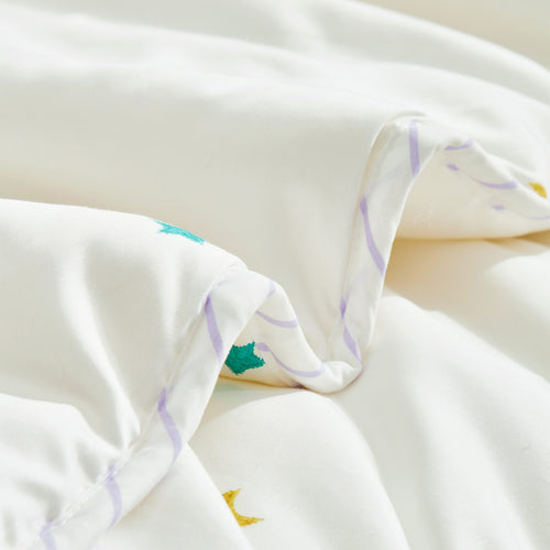 SleepGenius  100% Cotton & Mulberry Silk Dual-Comfort Quilt