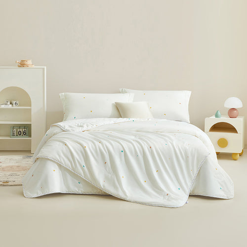 小睡神全棉抗菌桑蚕丝二合一被