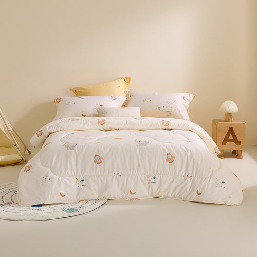 儿童趣味大豆蚕丝被