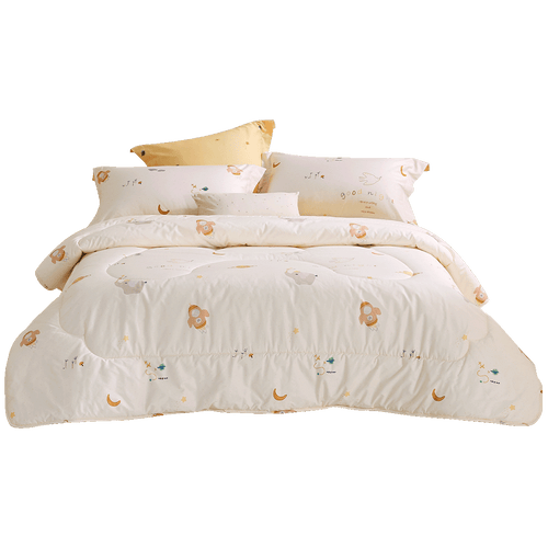 儿童趣味大豆蚕丝被