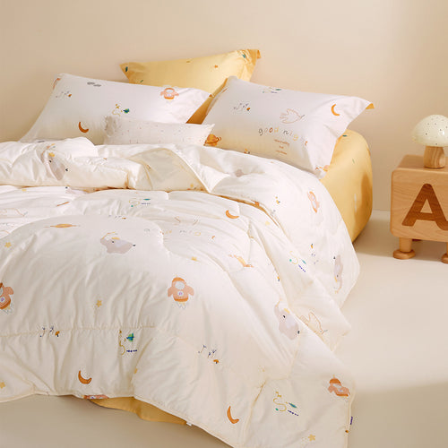 儿童趣味大豆蚕丝被