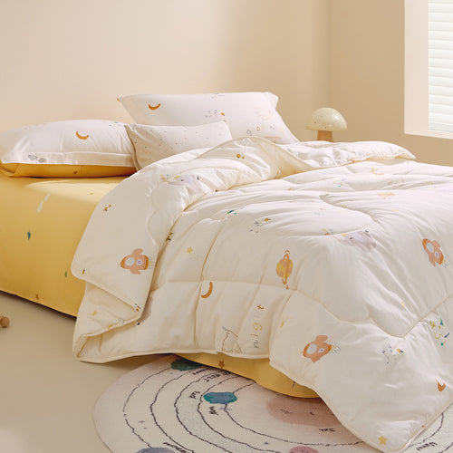 儿童趣味大豆蚕丝被