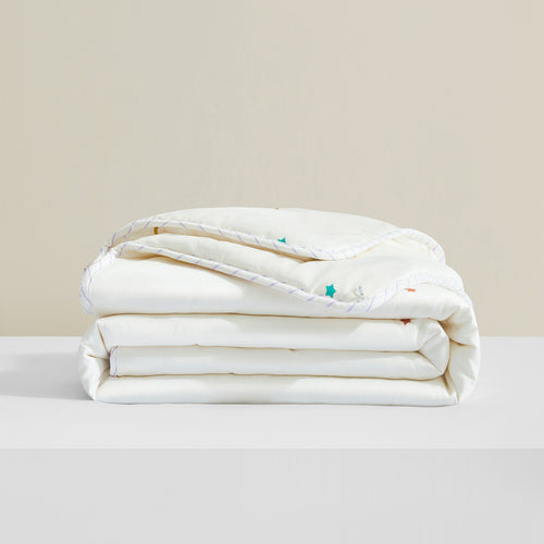 SleepGenius  100% Cotton & Mulberry Silk Dual-Comfort Quilt