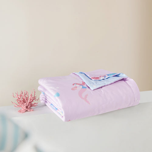 Tencel60™ + 纯丝可水洗夏季被子-美人鱼