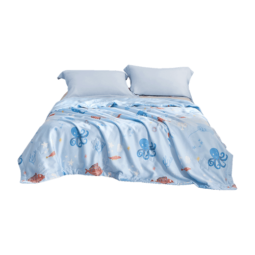 Tencel60™ + 纯丝可水洗夏季被子-美人鱼