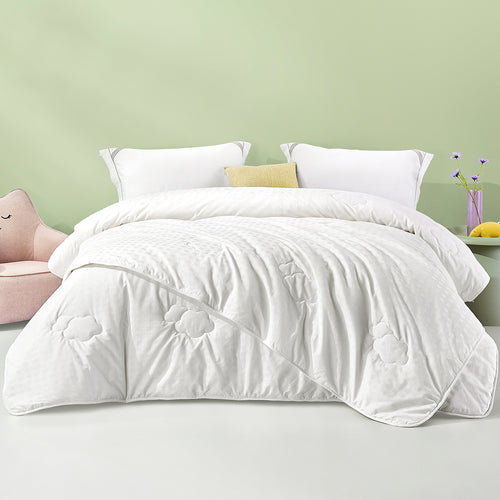 100%纯棉提花大豆纤维被