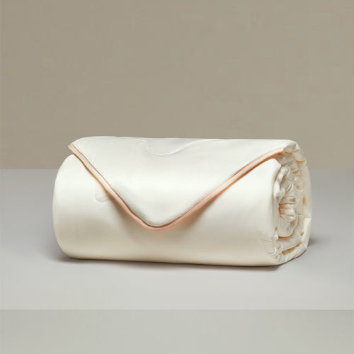 竹露清荷可水洗蚕丝被