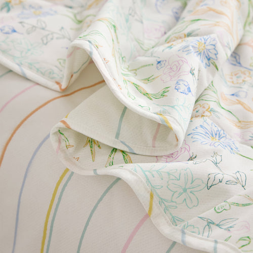 100%纯棉抗菌纤维水洗夏被