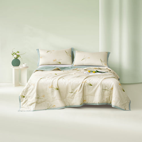 BloomScape™ 可水洗丝绸夏被