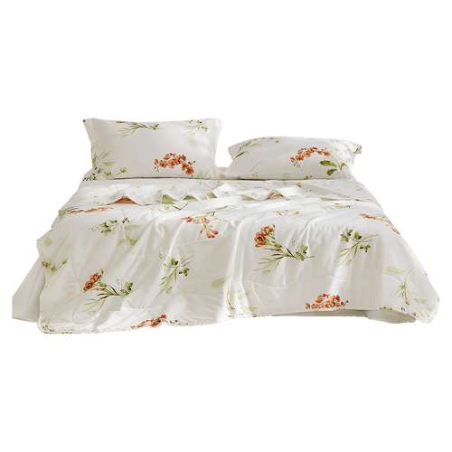 100%纯棉抗菌纤维水洗夏被