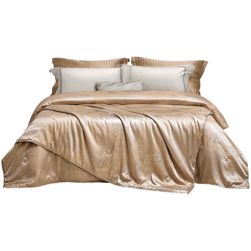 琅嬛金玉大提花抗菌桑蚕丝被-浮光跃影