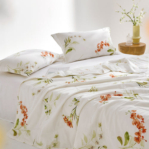 100%纯棉抗菌纤维水洗夏被