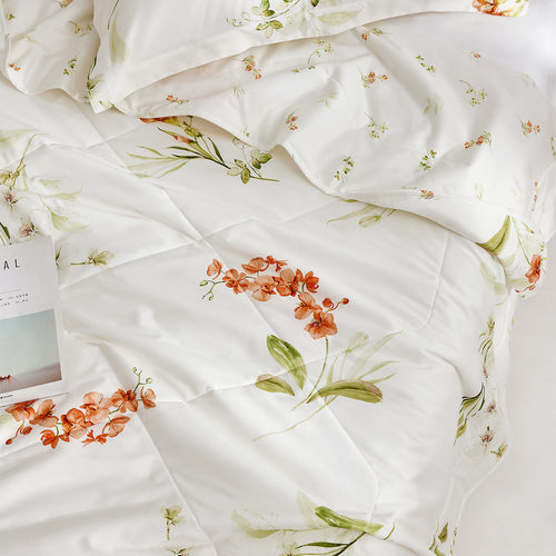 100%纯棉抗菌纤维水洗夏被