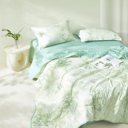 100%纯棉抗菌纤维水洗夏被