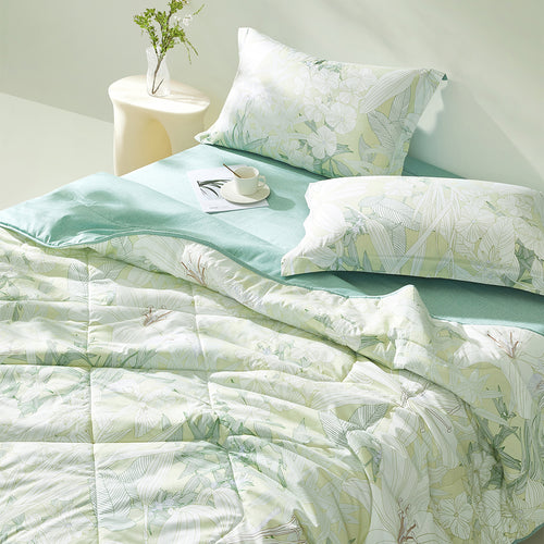 100%纯棉抗菌纤维水洗夏被