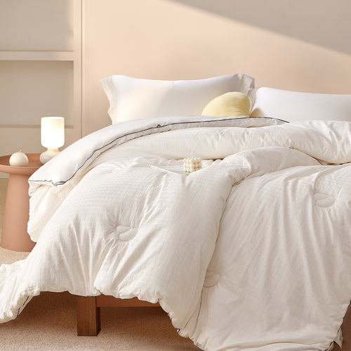 Class A 100% Cotton Jacquard Soy Antibacterial Quilt