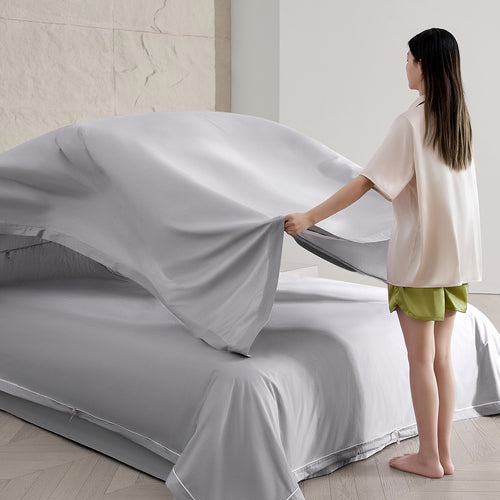  60秒易套系列-全棉贡缎-晕染云霞