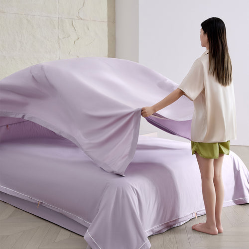  60秒易套系列-全棉贡缎-晕染云霞